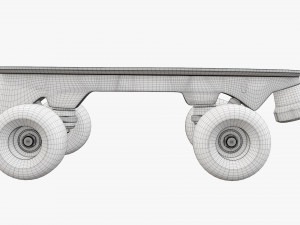 Quad roller skates 3D मॉडल