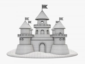 रेत का महल 3D मॉडल