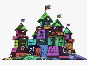 रेत का महल 3D मॉडल