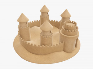 Sand castle 04 3D 模型