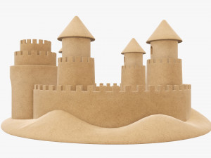 Sand castle 04 3D 模型