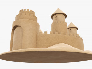 Sand castle 04 3D 模型