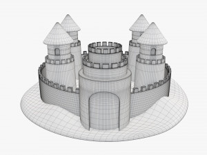 Sand castle 04 3D 模型