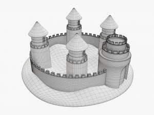 Sand castle 04 3D 模型