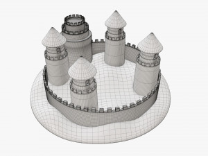 Sand castle 04 3D 模型
