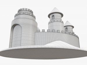 Sand castle 04 3D 模型
