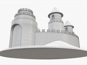 Castello di sabbia 04 Modello 3D