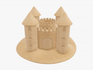 Sand castle 05 Modelo 3D