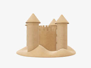 Sand castle 05 3D Model