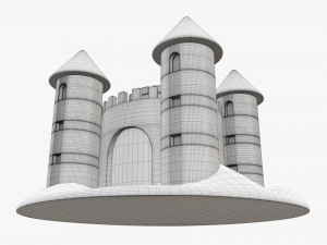 Sand castle 05 3D Model