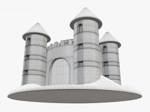 Sand castle 05 3D Model