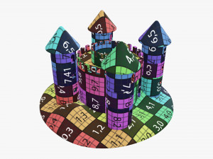 Sand castle 05 3D Model