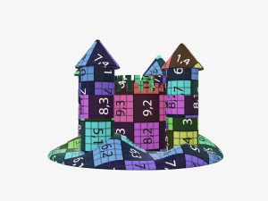 Sand castle 05 3D Model