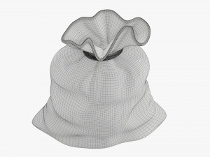 Santa Claus Christmas gift bag 01 Modelo 3D