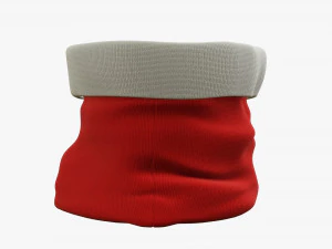 Sacola de presente de Natal do Papai Noel 03 aberta Modelo 3D