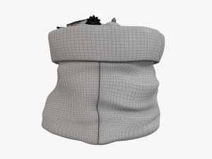 Santa Claus Christmas gift bag 04 with gifts Modelo 3D