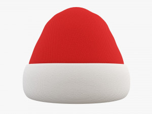 Santa Claus Christmas hat 01 Modelo 3D