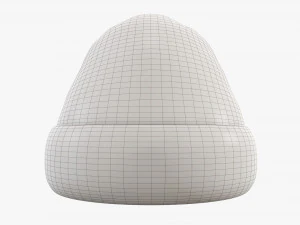 Gorro navide&ntilde;o de Pap&aacute; Noel 01 Modelo 3D