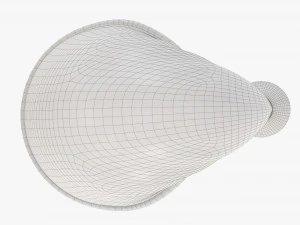 Gorro navide&ntilde;o de Pap&aacute; Noel 01 Modelo 3D