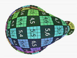 Gorro navide&ntilde;o de Pap&aacute; Noel 01 Modelo 3D