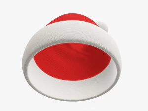 Noel Baba Noel şapkası 02 3D Model