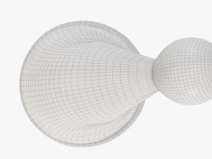 Noel Baba Noel şapkası 02 3D Model