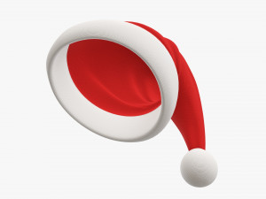 Santa Claus Christmas hat 03 3D 모델