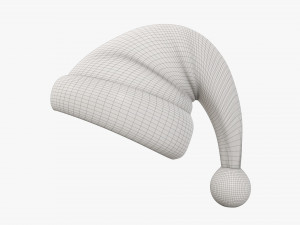 Santa Claus Christmas hat 03 3D 모델