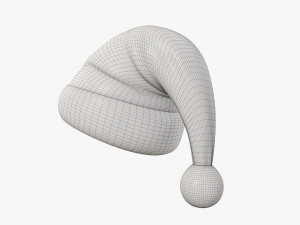 Santa Claus Christmas hat 03 3D 모델