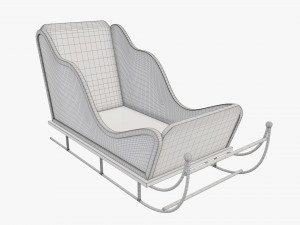 Santa Claus sleigh Modelo 3D