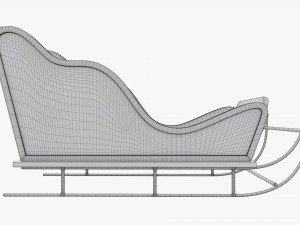 Santa Claus sleigh Modelo 3D