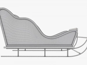 Santa Claus sleigh 3D Model