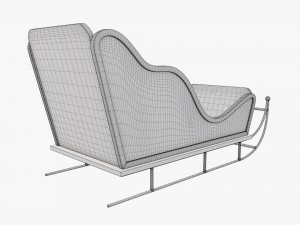 Santa Claus sleigh Modelo 3D