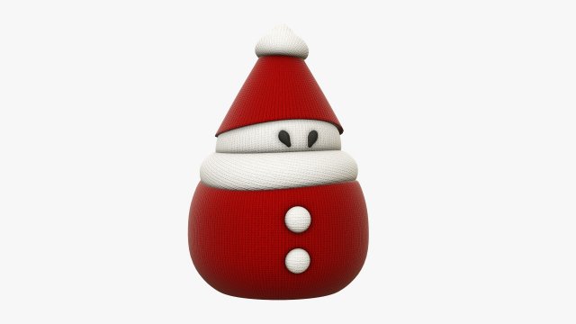 Santa stylized Modelo 3D .c4d .max .obj .3ds .fbx .stl .blend 