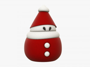 Santa stylized 3D Model
