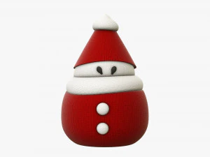 Santa stylized 3D Model