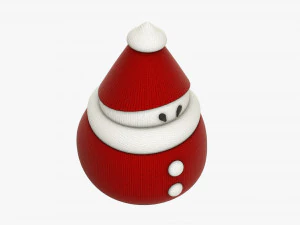 Santa stylized 3D Model