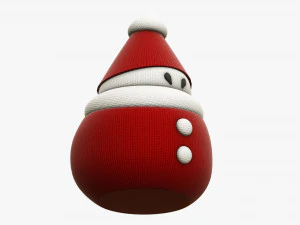 Santa stylized 3D Model
