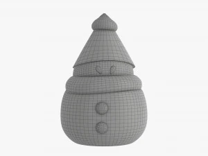 Santa stylized 3D Model