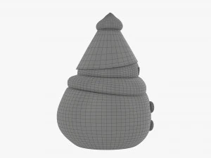 Santa stylized 3D Model