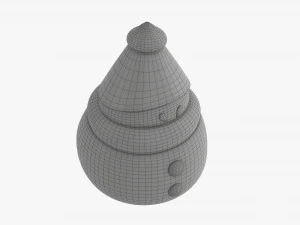 Santa stylized 3D Model