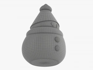 Santa stylized 3D Model