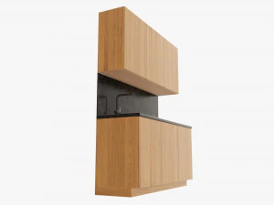 Fregadero peque&ntilde;o para encimera de cocina. Modelo 3D
