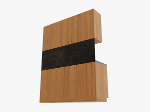 Small kitchen cooking surface sink Modelo 3D