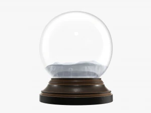 スノードーム01 3Dモデル