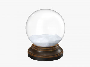 Snow globe 01 3D 모델
