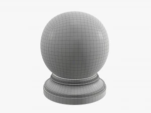 スノードーム01 3Dモデル