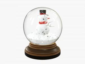 Schneekugel 02 3D Modell