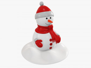 Snowman 02 Modelo 3D