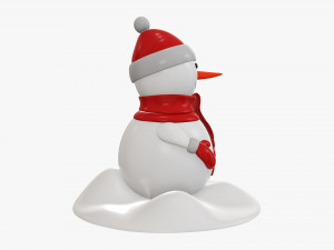 Snowman 02 Modelo 3D